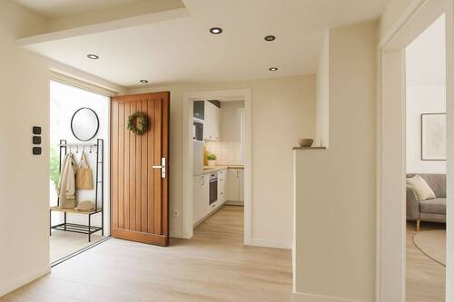 Eingangsbereich – Staged - Charmantes Renovierungsobjekt mit 115,08 m², Keller und Garage - Ihr neues Zuhause in Falkensee