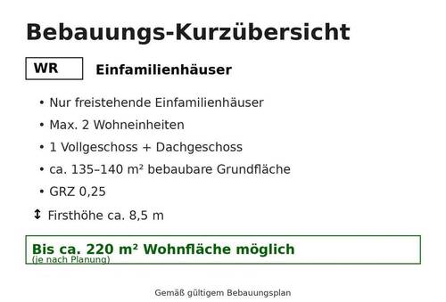 Großzügig bebaubar - 