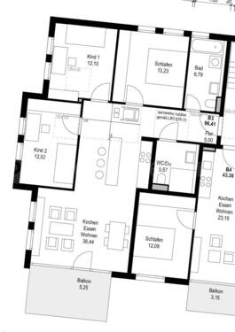 2778_B3 - 4 Zimmer Etagenwohnung zum Kaufen in Konstanz