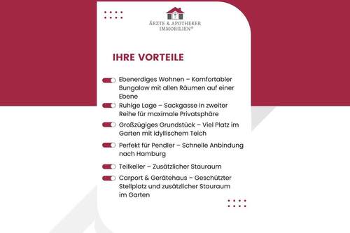 Ihre Vorteile! - 5 Zimmer Bungalow zum Kaufen in Buchholz in der Nordheide