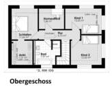Obergeschoss - 5 Zimmer Einfamilienhaus in Hamburg