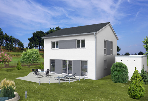 Einfamilienhaus Typ Jana.png - Einfamilienhaus Neubau im Ortszentrum von Berg bei Neumarkt
