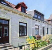 Charmantes Reihenmittelhaus mit sonnigem Garten in Bremen-Gröpelingen