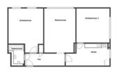 Grundriss Skizze 2.OG Links - 