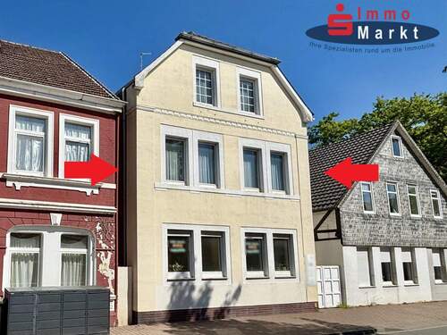 Straßenansicht 2 - 1 Zimmer Mehrfamilienhaus, Wohnhaus zum Kaufen in Petershagen