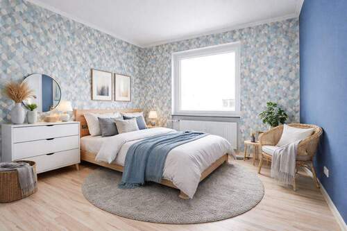 HOMESTAGING Schlafzimmer (KI-generiert) - 