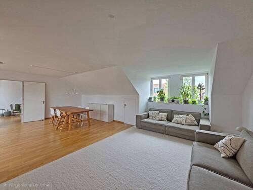 Gemütlicher Wohnbereich - 4 Zimmer Etagenwohnung in Unterhaching