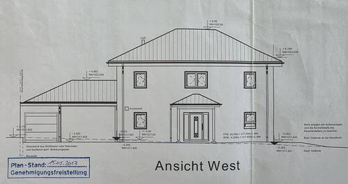 Seitenansicht West - 