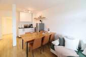 offene Küche - Vermietete 3 Zimmer mit Balkon und Gartenanteil in ruhiger Lage - Denkmalgeschützt