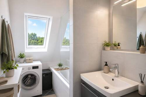 Bad_gestagt - 2 Zimmer Etagenwohnung in Augsburg