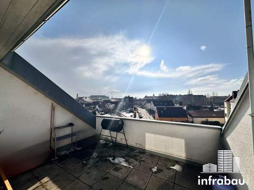 Terrasse/Loggia - Etagenwohnung mit 81,70 m&sup2; in Augsburg zum Kaufen