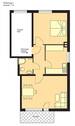 Grundriss Zwei-Zimmer-Wohnung - 