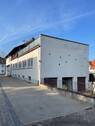Hausansicht hinten mit Garagen - Mehrfamilienhaus, Wohnhaus mit 368,00 m² in Bünde zum Kaufen