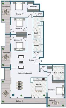 14. Obergeschoss - 