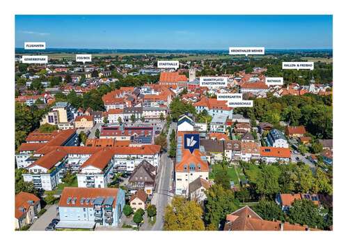 Mitten im Leben - Etagenwohnung mit 73,60 m&sup2; in Erding zum Kaufen