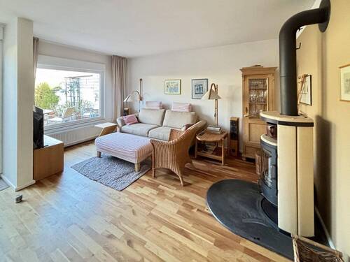 Wohnbereich mit Kaminofen - 