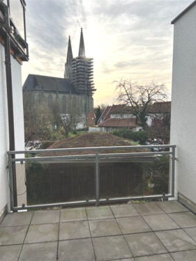 Balkonausblick Wiesenkirche - 2 Zimmer Etagenwohnung zum Kaufen in Soest