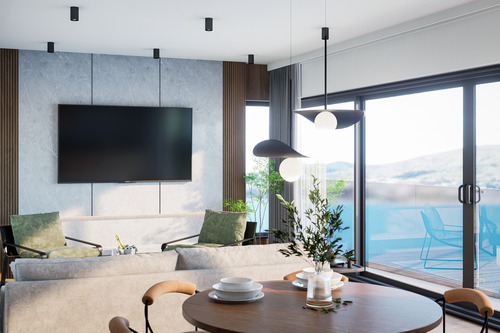 Wohnzimmer - 3 Zimmer Terrassenwohnung in Okrug Donji