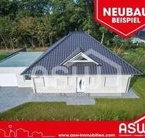 Musterhaus! Weißer Neubaubungalow mit massiver Garage in ruhiger Sackgassenlage! - Herzlake