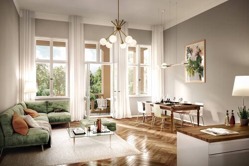 Visualisierung - 2 Zimmer Terrassenwohnung in Potsdam