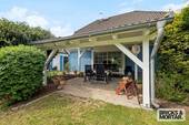 Terrasse zum Garten überdacht - 4 Zimmer Einfamilienhaus zum Kaufen in Raguhn-Jessnitz