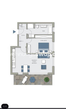 Bild 2 - 2 Zimmer Etagenwohnung zur Miete in Berlin