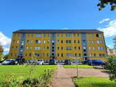Fassade-Detail - Topsanierte 3-Raum-Wohnung mit Balkon und sehr schöner Einbauküche