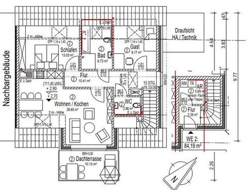 Bild 3 - 3 Zimmer Etagenwohnung in Billerbeck
