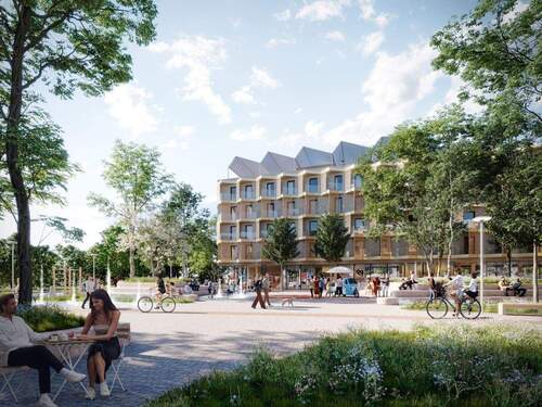 Blick auf den Europaplatz - 