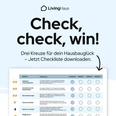 Hausbau-Glücks-Checkliste - 