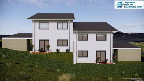 Außenvisualisierung - 5 Zimmer Doppelhaushälfte in Vilshofen an der Donau