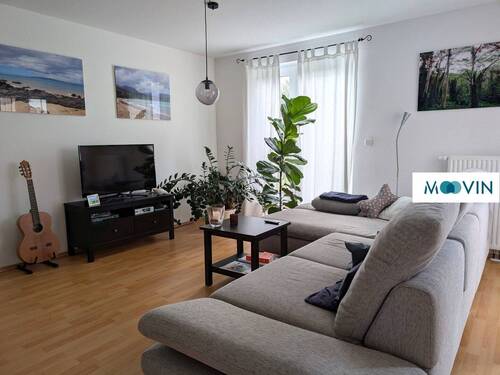 Ansicht I: Wohn- und Esszimmer mit offenem Küchenbereich - 4 Zimmer Reihenmittelhaus zur Miete in Mannheim