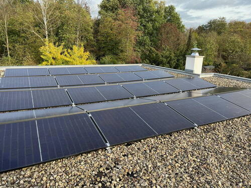 PV-Anlage auf Flachdach - 