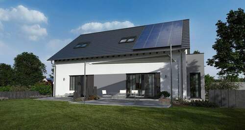 Ansicht Garten - EIN HAUS - ZWEI OPTIONEN - 789.700,00 EUR Kaufpreis, ca.  250,20 m² Wohnfläche