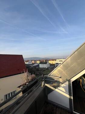 Ausblick vom Balkon aus - 
