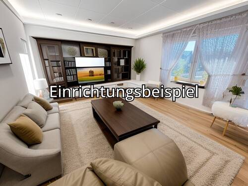 Wohnzimmer EInricchtungsbeispiel - 3 Zimmer Etagenwohnung in Hechingen