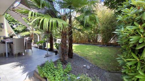 Terrasse und Gartenbereich - 4 Zimmer Einfamilienhaus zum Kaufen in Langenfeld