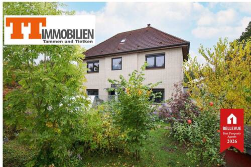 Außenansicht - Landidylle: Zweifamilienhaus mit abteilbarem Grundstück in Mariensiel!