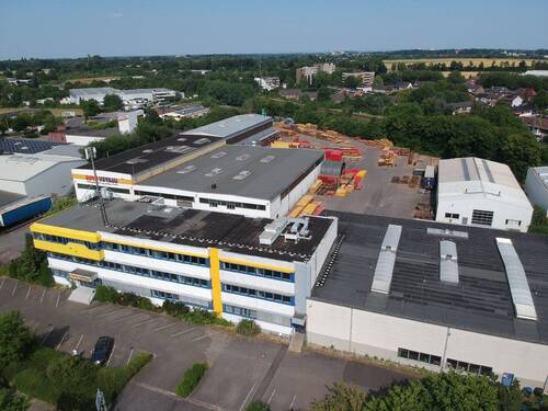 Luftbild - Halle in Mönchengladbach-Wickrath