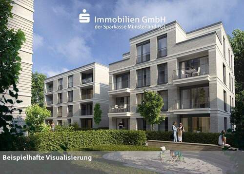 Beispielhafte Visualisierung - Etagenwohnung mit 83,00 m&sup2; in Münster zum Kaufen