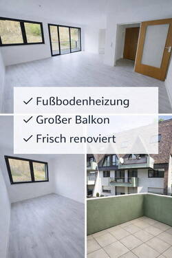 Wohnung - 60qm mit Fußbodenheizung, großer Balkon in guter Wohnlage - Ihr neues Zuhause wartet!