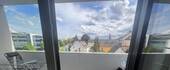 Aussicht vom Wohnzimmer - Etagenwohnung mit 71,00 m&sup2; in Augsburg zum Kaufen