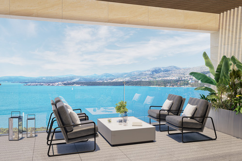 Meerblick - Adria erleben, ohne sie zu verlassen - Palatium Solis mit Panorama und privatem Zugang zum Meer