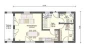 Grundriss Erdgeschoss - 4 Zimmer Einfamilienhaus in Zingst