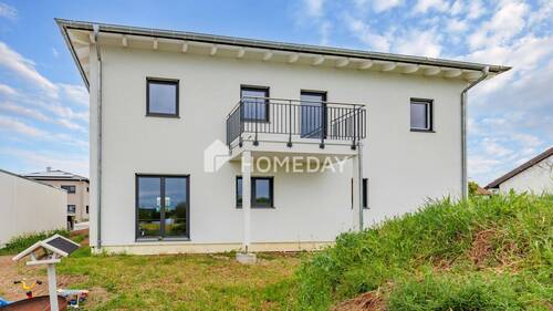 Außenansicht 3 - Raum für Visionen - Modernes Einfamilienhaus im Rohbau mit großem Grundstück in ruhiger Lage