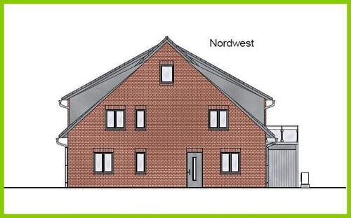 Ansicht Nordwest - 3 Zimmer Etagenwohnung in Nottensdorf