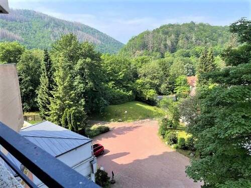 Blick vom Balkon - Etagenwohnung in Bad Lauterberg zum Kaufen