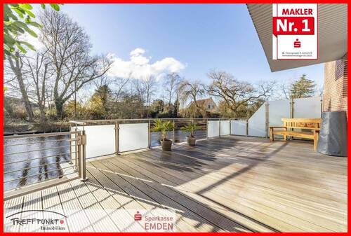 Terrasse - Exklusives Wohnerlebnis direkt am Wasser - Ihre Traumwohnung in einzigartiger Lage