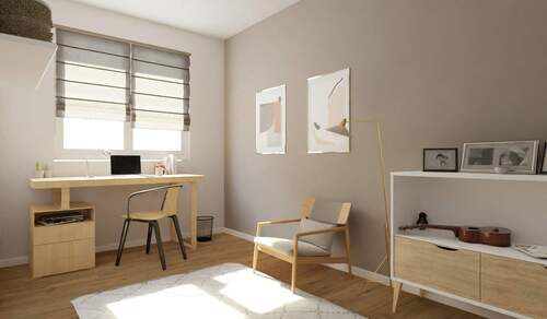 Modernes Arbeitszimmer fürs Homeoffice - 5 Zimmer Reihenmittelhaus in Herzogenrath-Kohlscheid