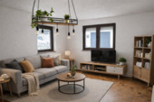 Wohnzimmer Virtual Staged - 